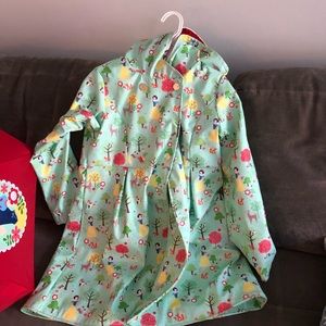 snow white raincoat